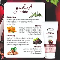 Globus Naturals Red Wine Hydrating Face Wash, Enriched With Rosemary  H-thumb4