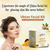 Globus Naturals Brightening Ubtan 6 Step Facial Kit, For Radiant  Glowing Skin, Enriched with Turmeric  Milk, Suitable For All Skin Types, 40gm-thumb2