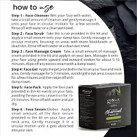 Globus Naturals Anti-Pollution Charcoal Men 6 Step Facial Kit, For Oil Control  Blackhead Removal, Suitable For Oily  Acne Prone Skin, 40gm-thumb3