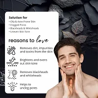 Globus Naturals Anti-Pollution Charcoal Men 6 Step Facial Kit, For Oil Control  Blackhead Removal, Suitable For Oily  Acne Prone Skin, 40gm-thumb4