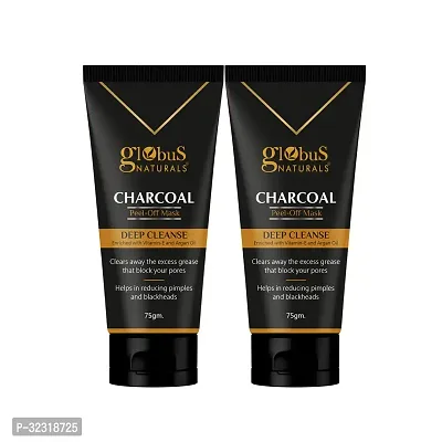 Charcoal Peel Off Mask, Deep Cleanse, Set of 2, 75gm-thumb0