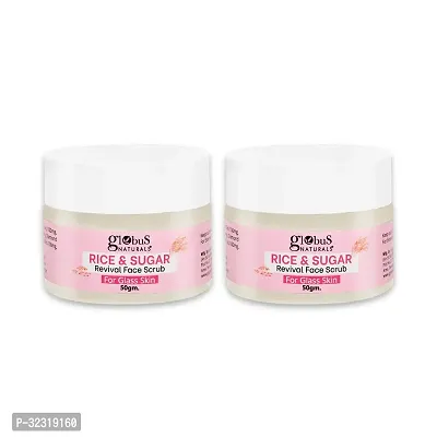 Rice  Sugar Revival Face Scrub For Korean Glass Skin, 50 gm