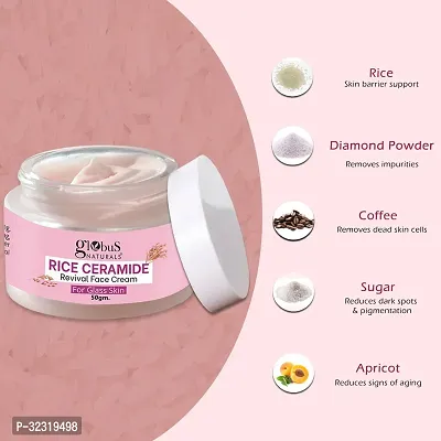 Rice Ceramide Revival Face Cream For Korean Glass Skin, Set of 2, 50 gm-thumb2