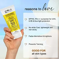 Sunscreen with Ultra Sheen Defense, SPF 50 PA+++, UVA  UVB Protection, 50gm-thumb1