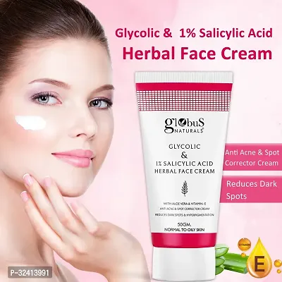 Glycolic Salicylic Acid Herbal Anti Acne Face Cream, 50gm-thumb2