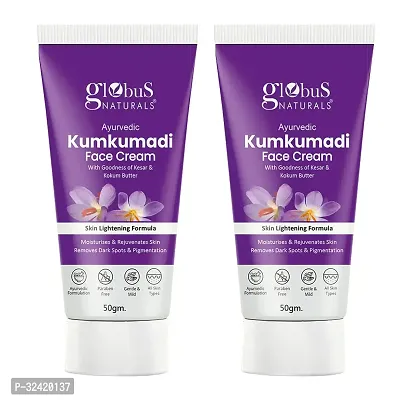 Ayurvedic Kumkumadi Skin Lightening Face Cream, Set of 2, 50gm-thumb0