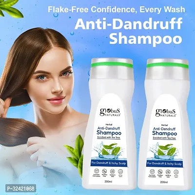 Anti Dandruff Shampoo, For Dandruff and Itchy Scalp, Set of 2, 200ml-thumb4