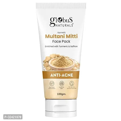 Anti Acne Multani Mitti Face Pack, For Oily  Acne Prone Skin, 100 gm-thumb0