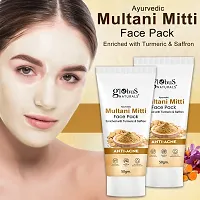 Anti Acne Multani Mitti Face Pack, For Oily  Acne Prone Skin,  Set of 2, 50 gm-thumb3