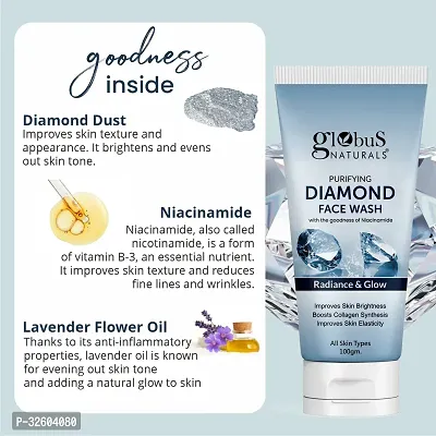 Diamond Face Wash For Boosting Shine  Fighting Signs of Aging 100gm-thumb2