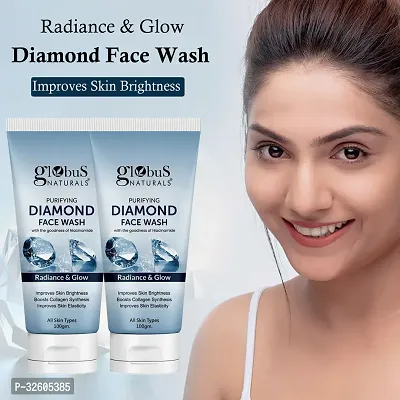 Diamond Face Wash  For Boosting Shine  Fighting Signs of Aging, Set of 2, 100gm-thumb3