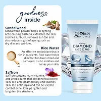 Diamond Face Scrub For Deep Pore Cleansing  Skin Lightening 100gm-thumb3