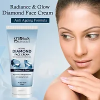 Diamond Face Cream, For Soft  Glowing Skin, Even Tones Skin, 100gm-thumb1