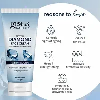 Diamond Face Cream, For Soft  Glowing Skin, Even Tones Skin, 100gm-thumb3