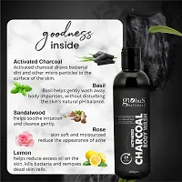 Activated Charcoal Body Wash For Deep Cleansing  Refreshing Bath Experience, 200gm-thumb3