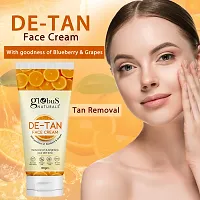 De Tan Face Cream, Tan Removal, Anti Pollution  Oil Control Formula 100gm-thumb1