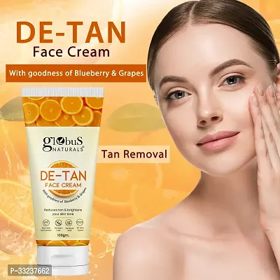 De Tan Face Cream, Tan Removal, Anti Pollution  Oil Control Formula 100gm-thumb2