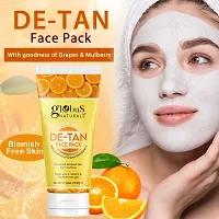 De Tan Face Pack Tan Removal, Anti Pollution  Oil Control Formula, Set of 2, 100gm-thumb1