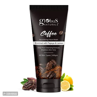 Globus Naturals Coffee Face Wash Enriched with Lemon  Papaya 100gm-thumb0