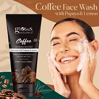 Globus Naturals Coffee Face Wash Enriched with Lemon  Papaya 100gm-thumb1