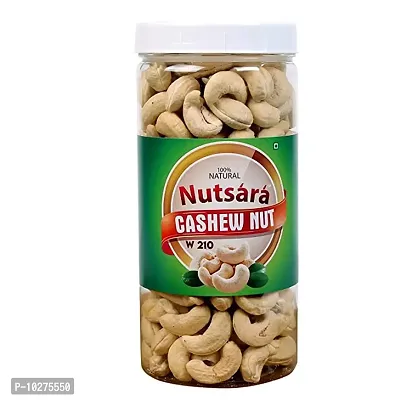 Nutsara Premium Whole big size W210 Grade Cashew nuts - Kaju (500gm)
