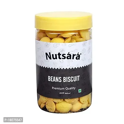Nutsara Kerala Beans Biscuit , Ready to Eat Egg Drop Biscuits  Coin biscuit  Baby biscuit  Button biscuit 125 gm (125GM)-thumb0
