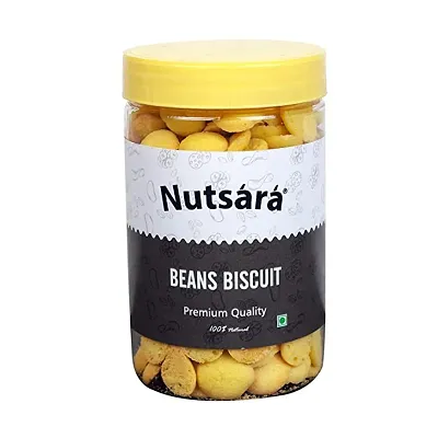 Nutsara Kerala Beans Biscuit , Ready to Eat Egg Drop Biscuits  Coin biscuit  Baby biscuit  Button biscuit 125 gm (125GM)