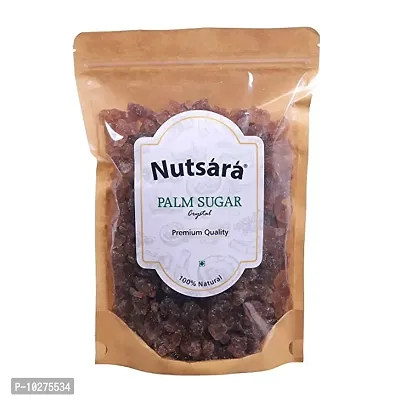 Nutsara Natural Palm Sugar Crystals , Palm Candy , Tal Mishri - Panam kalkandam 250gm (250GM)-thumb0