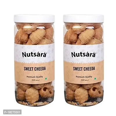 Nutsara Home Made Ready To Eat Sweet Cheeda snack , Kerala Kaliyadakka Snacks 700 gm (700GM)-thumb0