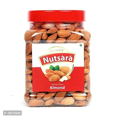 Nutsara Premium Whole Almond / Badam 500GM-thumb0