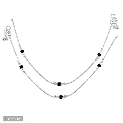 Shimmering Metal Anklets For Women