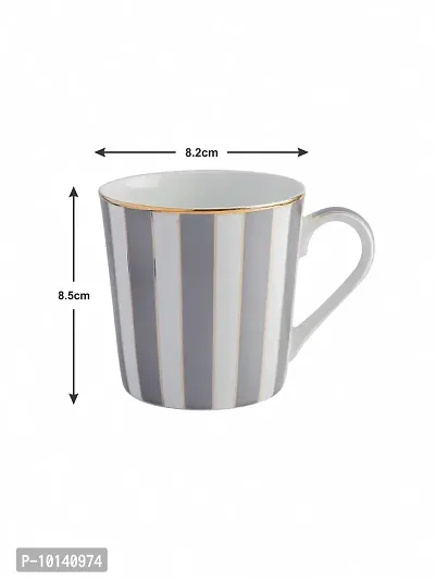 Sonaki Bone China Tea Cups/Coffee Mugs (Set of 4 pcs). (Made in India)-thumb4