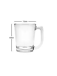 Goodhomes Lucky Glass Mugs (Set of 6pcs) LG-312007 Juice Water Beer Whiskey and Cocktail Glass 200ML, Clear-thumb2