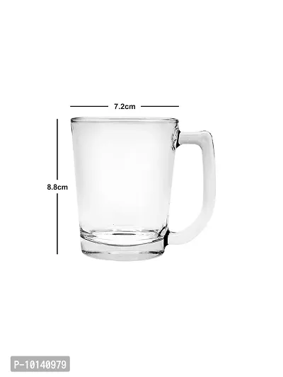 Goodhomes Lucky Glass Mugs (Set of 6pcs) LG-312007 Juice Water Beer Whiskey and Cocktail Glass 200ML, Clear-thumb3