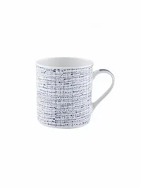 Goodhomes Bone China Tea Cups/Coffee Mugs with Geometric Design (Set of 6 Mugs). (Made in India)-thumb3