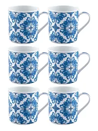 Goodhomes Bohemian Design Fine Bone China Tea Cups/Coffee Mugs -Set of 6-thumb1