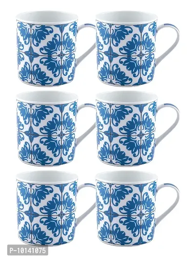 Goodhomes Bohemian Design Fine Bone China Tea Cups/Coffee Mugs -Set of 6-thumb2