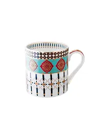 Goodhomes Bone China Mug Set with Real Gold Print (Set of 2 pcs). (Made in India)-thumb3