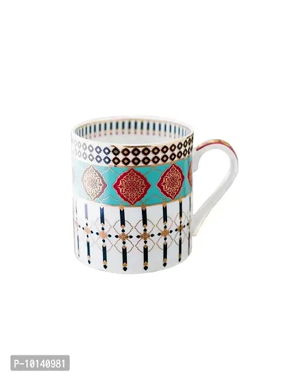 Goodhomes Bone China Mug Set with Real Gold Print (Set of 2 pcs). (Made in India)-thumb4