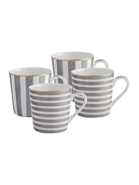 Sonaki Bone China Tea Cups/Coffee Mugs (Set of 4 pcs). (Made in India)-thumb1