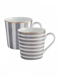 Sonaki Bone China Tea Cups/Coffee Mugs (Set of 2 pcs). (Made in India)-thumb1