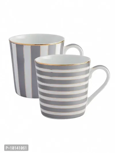 Sonaki Bone China Tea Cups/Coffee Mugs (Set of 2 pcs). (Made in India)-thumb2