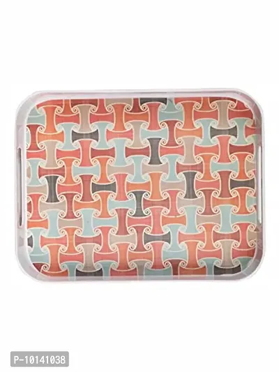 Goodhomes Melamine Rectangular Multicolor Serving Tray MT331-thumb2