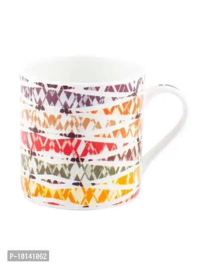 Goodhomes Bone China Tea Cups/Coffee Mugs with Colourful Design (Set of 6 Mugs). (Made in India)-thumb3