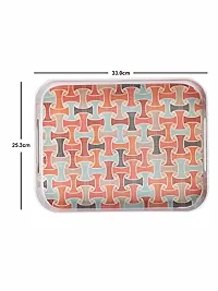 Goodhomes Melamine Rectangular Multicolor Serving Tray MT331-thumb3