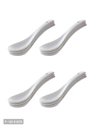 GOODHOMES Porcelain Soup Spoons (Set of 12 pcs)-thumb4