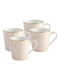 SONAKI Bone China Tea Cups/Coffee Mugs (Set of 4 pcs). (Made in India)-thumb1