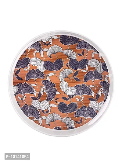 Goodhomes Melamine Multicolor Round Serving Tray MT240-thumb3