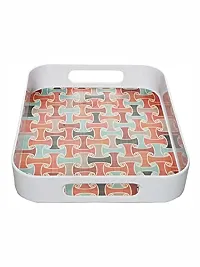 Goodhomes Melamine Rectangular Multicolor Serving Tray MT331-thumb2