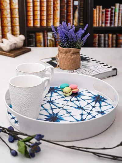 Goodhomes Melamine Round Serving Tray